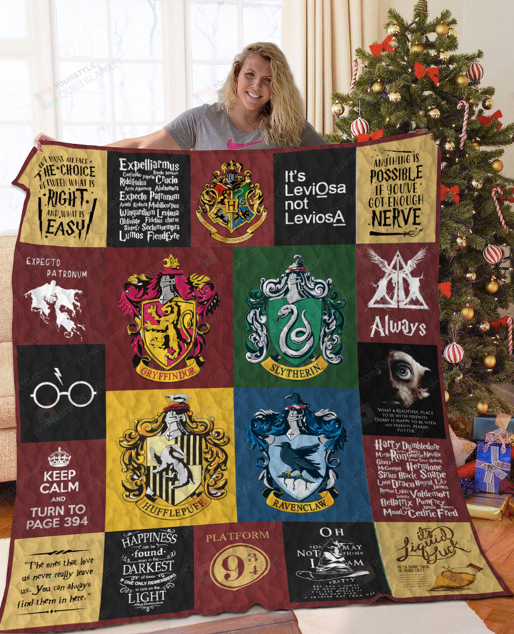 Harry Potter Quilt Blanket For Fans Ver 25