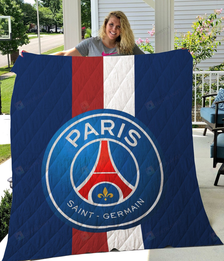 Paris Saint Germain Quilt Blanket