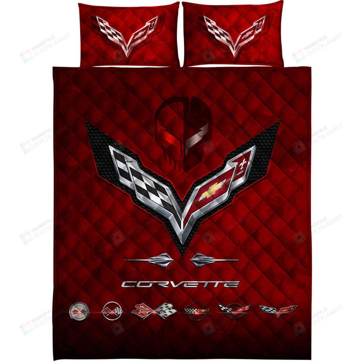 Corvette Quilt Bedding Set
