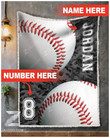 Custom Blanket - Baseball - Baseball Camo