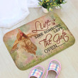 Live Like Someone Left The Gate Open Chicken Doormat - 1