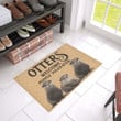 Otters Welcome People Tolerated Doormat - 2