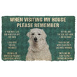 When Visitng My House Please Remember Kuvasz Dogs House Rules Doormat - 1