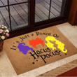 Its Just A Bunch Of Hocus Pocus Door Mat Funny Doormat Halloween Gifts - 1