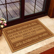 As For Me And My House We Will Serve The Lord Christian Doormat - 1