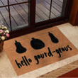 Hello Gourd Geous Doormat Pumpkin Autumn Doormat Funny Housewarming Gift - 1