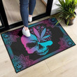 Cannabis Skull Mandala Doormat - 1