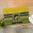 Personalized Fishing To The Lake Custom Doormat - 1
