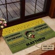 Personalized Fishing To The Lake Custom Doormat - 4