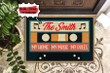 The Smith My Home My Music My Rules Personalized Doormat - 1