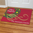 Merry Christmas Wreath Personalized Doormat DHC05062035 - 1
