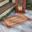 Merry Christmas Stripe CLT091028R Doormat - 1