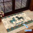 Horses Mandala Personalized Doormat DHC0706696 - 1