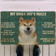 My Shiba Inus Rules Doormat DHC04061914 - 1