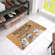 Huskies Welcome Doormat DHC04061680 - 1