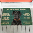 My Great Danes Rules Doormat DHC04062890 - 1