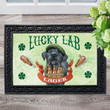 Lucky Lab Lager St Pats Doormat DHC04064196 - 1