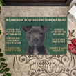 My American Staffordshire Terriers Rules Doormat DHC04062142 - 1