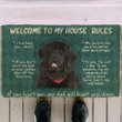 Newfoundland Welcome To My House Rules Doormat DHC04062677 - 1
