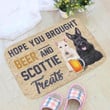 Hope You Brought Beer And Scottish Terrier NC0911236CL Doormat - 1