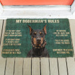 My Dobermans Rules Doormat DHC04062132 - 1