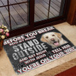 Labrador Retriever Before You Break Into My House Doormat DHC04061883 - 1
