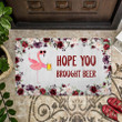 Hope You Brought Beer Flamingo Doormat DHC04065071 - 1