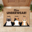 My Humans Said Did You Call First Funny Personalized Cat Doormat DHC04061764 - 1