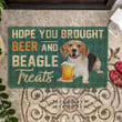 Hope You Brought Beer And Beagle Treats Doormat DHC04062100 - 1