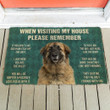 Leonberger Dogs House Rules Doormat DHC04062219 - 1