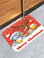 Merry Christmas Deer Beer CLH0910215D Doormat - 1