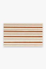 Hudson Stripe Rust Orange CL2309110MDD Doormat - 1
