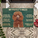 My Poodles Rules Doormat DHC04062902 - 1