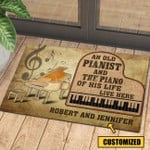Love Piano Personalized Doormat DHC070684 - 1