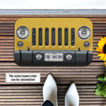 Jeep Wrangler Hellayella Yellow Doormat - 1