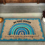 In This House We Never Give Up Doormat DHC04065013 - 1