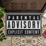 Parental advisoty explicit content Doormat - 1