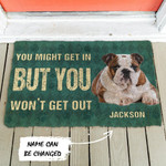 Keep Door Closed Bulldogs Dog Gender Personalized Doormat DHC04062814 - 1