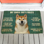 My Shiba Inus Rules Doormat DHC04062128 - 1