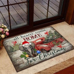 All Hearts Come Home For Christmas Elephant Doormat - 1