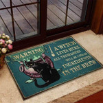 Warning Witch Doormat - 1