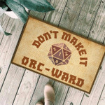 Dont make it orc-ward Doormat - 1