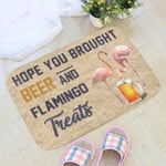 Hope You Brought Beer And Flamingo NC0911221CL Doormat - 1