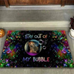 Stay Out Of My Bubble Horse Doormat - 1
