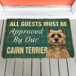 Must Be Approved By Our Cairn Terrier Doormat DHC04062176 - 1