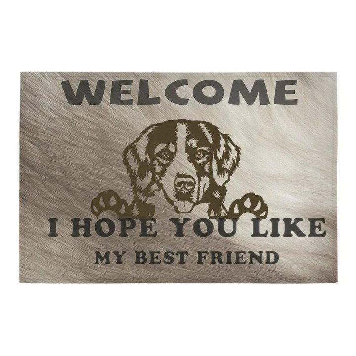 The Bernese Mountain Welcome I Hope You Like My Best Friends Doormat - 1