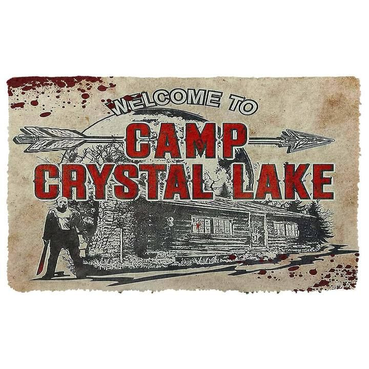 Friday The 13th Welcome To Crystal Lake Doormat - 1