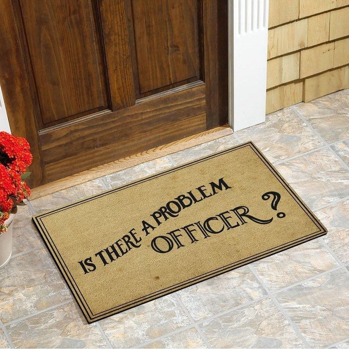 Is there a problem officer Doormat - 1