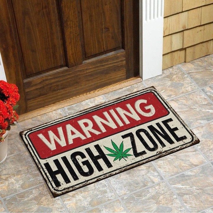 Warning high zone Doormat - 1