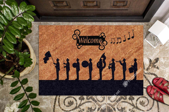 Marching Band Welcome CLA1710059D Doormat - 1